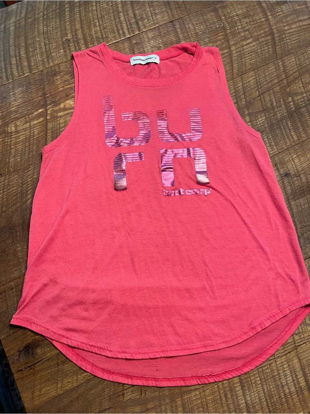 Burn Boot Camp Women's Pink Tank Top
